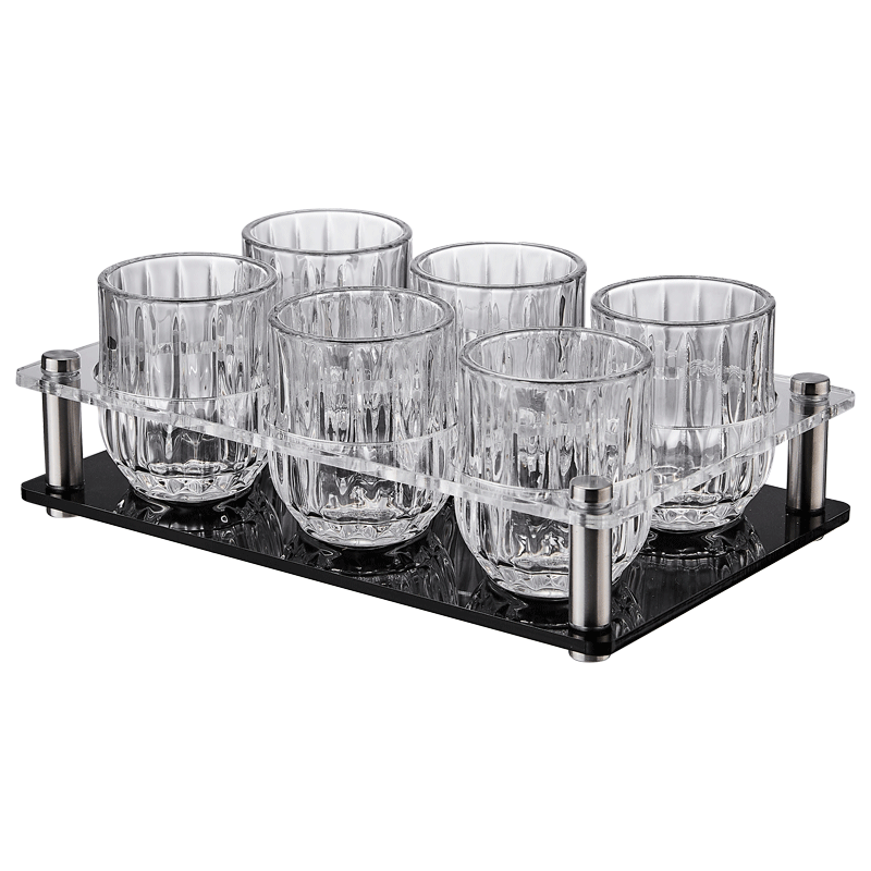 白酒杯家用玻璃喝酒杯套装轻奢一口杯二两1两高档小酒杯子高颜值 - 图3