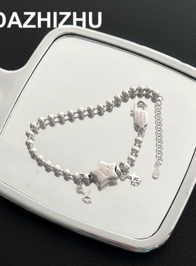 大只猪男女S925甜酷可爱原创串珠