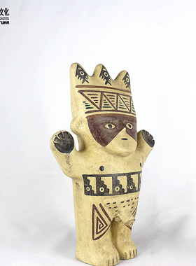 古文化摆件陶土材质装饰收藏