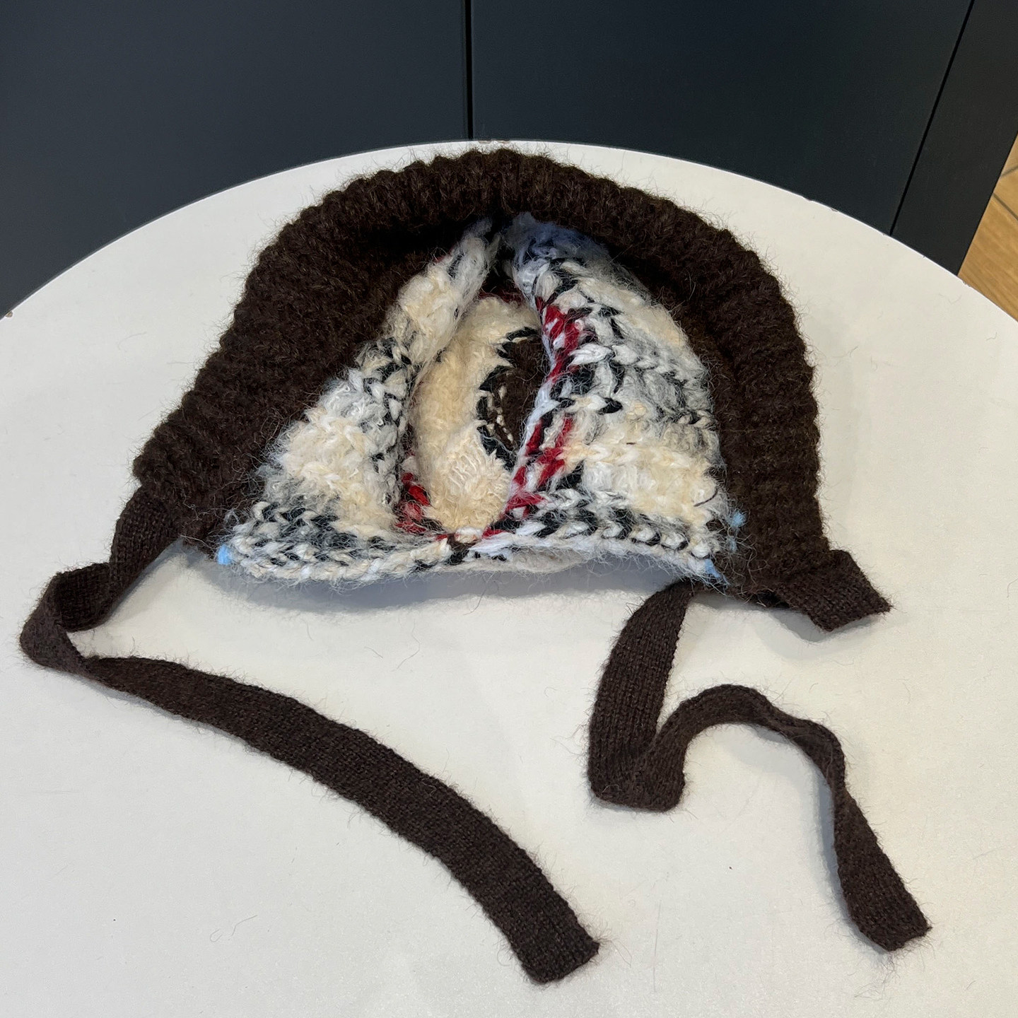 可爱企鹅针织帽子女冬季保暖护耳防寒套头帽费尔岛风绑带毛线帽潮,淘宝优惠券,粉丝福利购,淘宝优惠卷