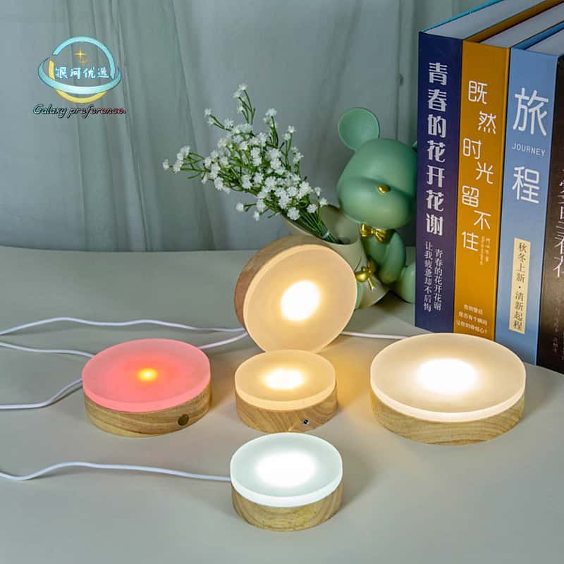 网红 飞碟小夜灯亚克力扩散板发光底座USB插带灯底座酒杯水杯灯托,淘宝优惠券,粉丝福利购,淘宝优惠卷