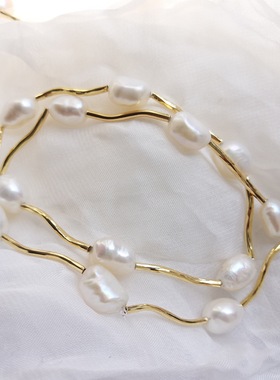 维纳斯的诞生镀真金天然淡水珍珠