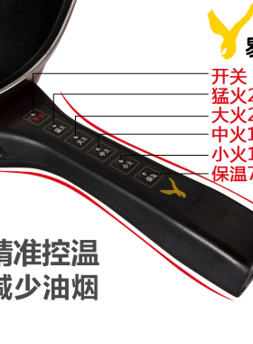 电炒菜炒锅多功能一体式家用