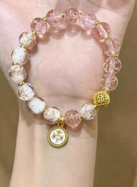 灵隐同款夜光香灰琉璃手串