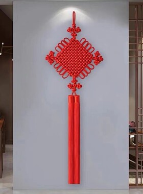 新年高档装饰中国结挂饰件客厅大号乔迁平安结门上小如意节镇宅