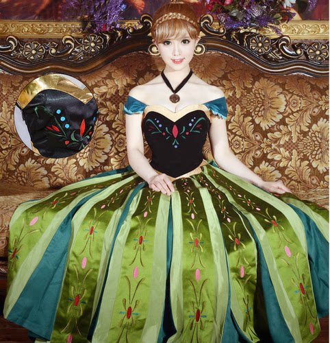 爆款公主礼服万圣节化装舞会童话公主裙子cosplay白雪公主服装 - 图1