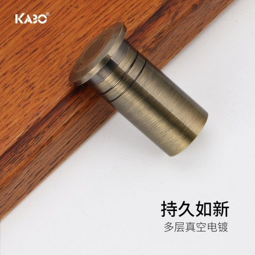 德国KABO全铜防尘器插销器防沙平孔器黑色防尘盖黄铜金色插销伴侣 - 图2