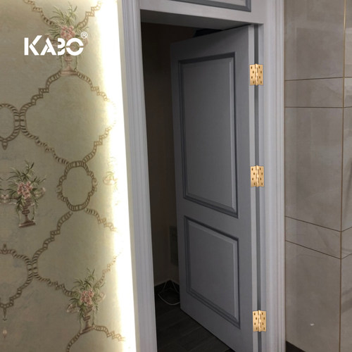德国KABO黄铜合页4英寸实木门铜合页门铰链 加厚静音轴承合页单片 - 图1