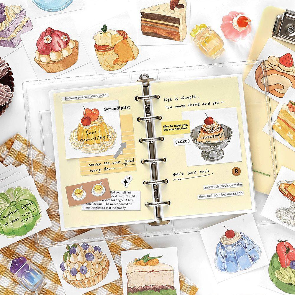 Infeel.Me便签本 美味收藏系列 可爱吐司甜点手帐diy装饰素材纸,淘宝优惠券,粉丝福利购,淘宝优惠卷