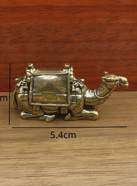 黄铜沙漠骆驼摆件创意旅游工艺品