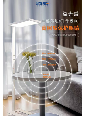 贝发知乐白熊大路灯护眼灯台灯