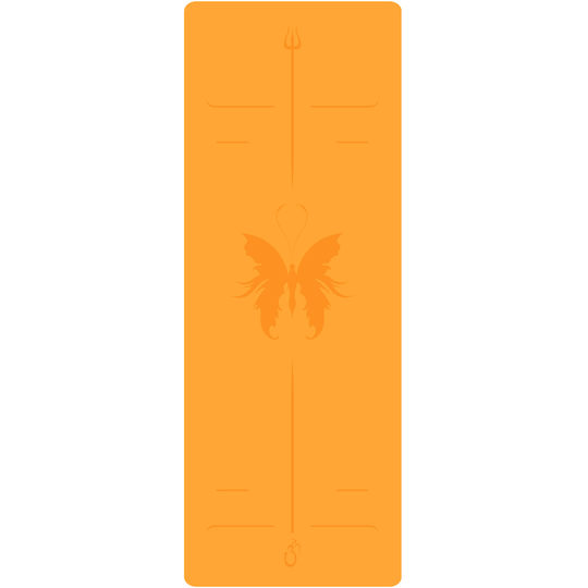 Противоскользящий резиновый коврик для йоги из искусственной кожи очень экономичен.