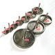Coarse sand, fine sand, E-beating surface, punching weight, thallium peeling and polishing