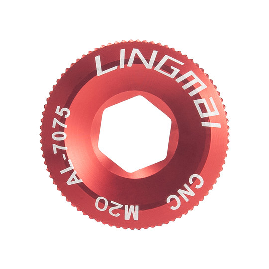 LINGMAI Schraubkurbelabdeckung aus Aluminiumlegierung