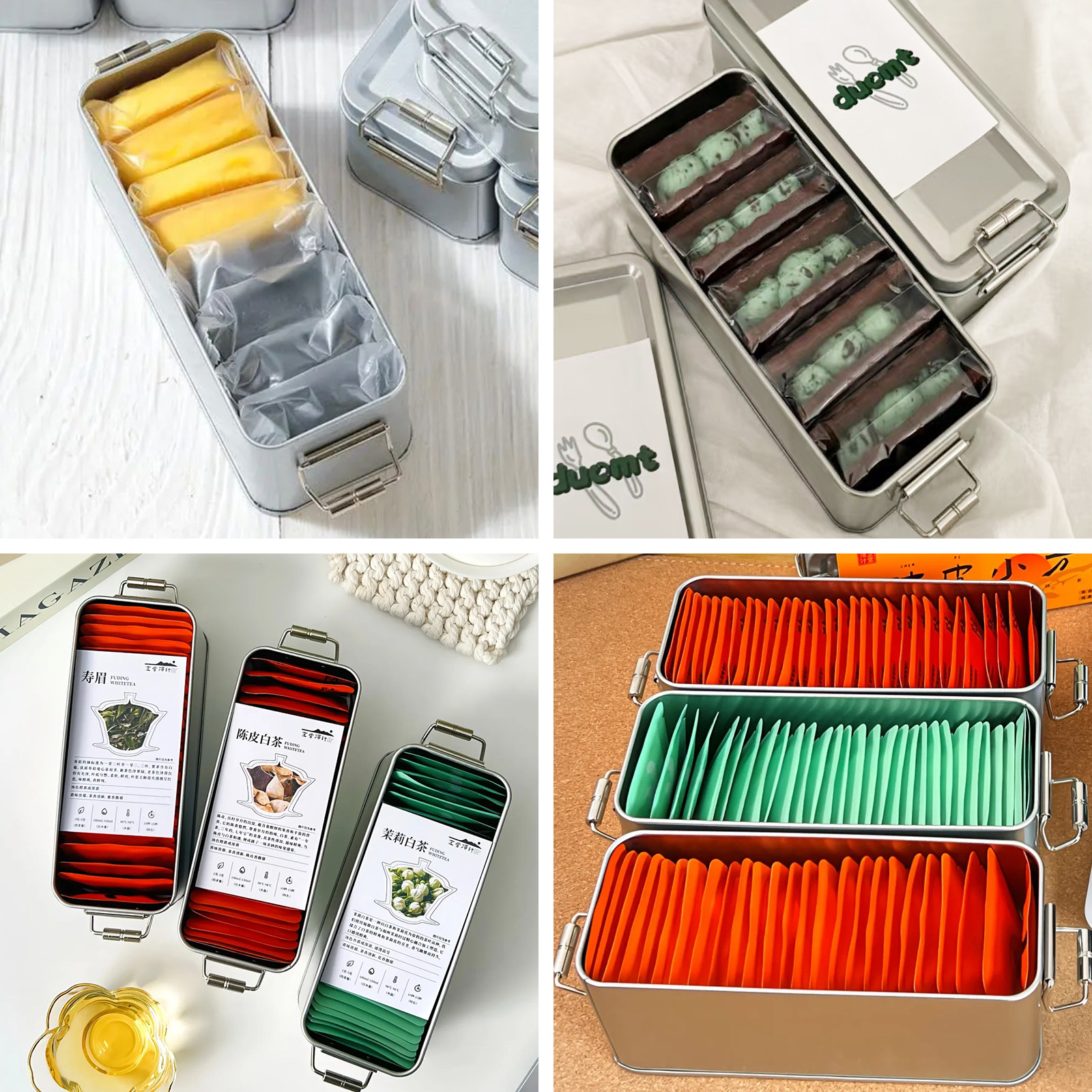 复古搭扣怀旧马口铁盒曲奇饼干牛轧糖凤梨酥糖果茶叶包装空盒定制,淘宝优惠券,粉丝福利购,淘宝优惠卷