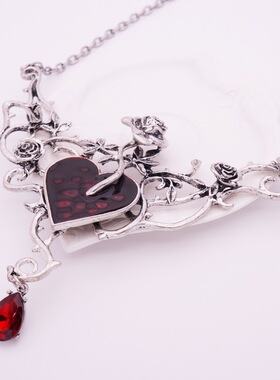 【花藤红宝石】暗黑哥特短款项链