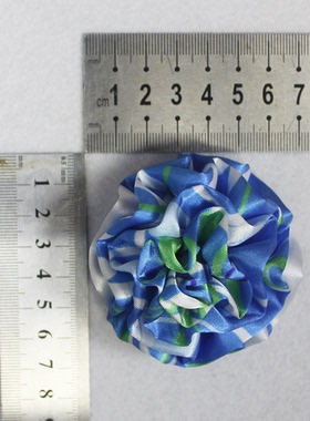 海南三亚农商蓝色头花胸花领花