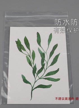 耳环项链半透明首饰收纳袋diy