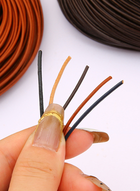 5米彩色圆形真皮牛皮绳手工diy