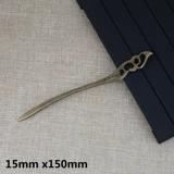 Металлическая китайская шпилька, аксессуар для волос ручной работы, набор материалов, аксессуар для сумки, 15см, «сделай сам»