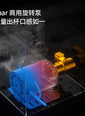 跨境外贸ZZUOM/左左摩商用咖啡机双锅炉蒸汽专业意式半自动