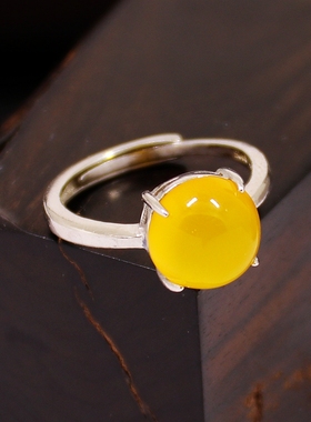 diy四爪圆形镶嵌活口戒指空托