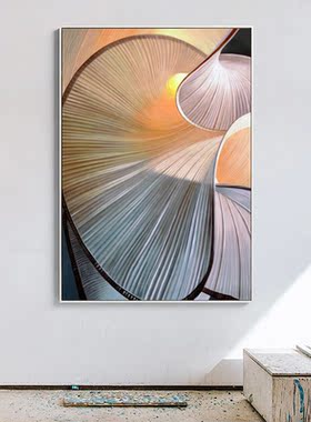 生活现代色彩艺术风走廊装饰画
