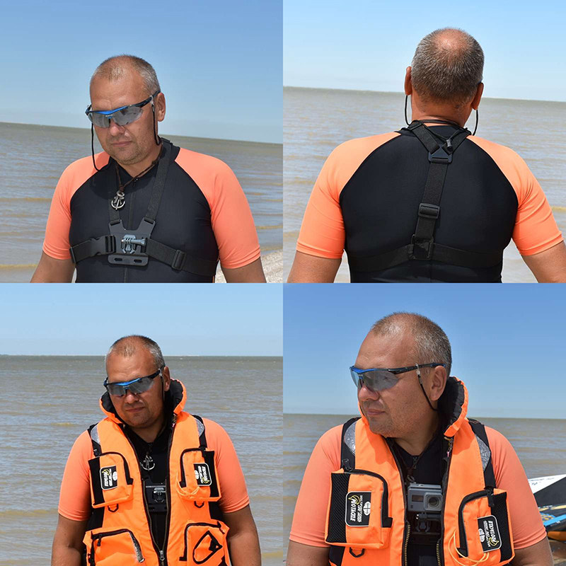 适用于GoPro胸带10/9/8/7/6运动相机胸带肩带 胸前拍摄固定绑带