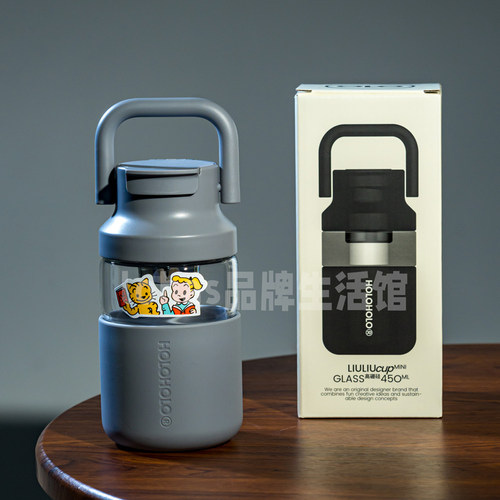 HOLOHOLO水杯子玻璃杯2025新款女茶水分离杯家用耐高温便携随手杯 - 图2