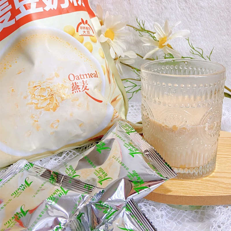 高钙牛奶加钙豆奶粉纯原味麦片木糖醇营养早餐