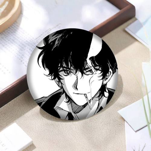 名侦探柯南松田阵平周边流沙麻将吧唧礼物亚克力徽章摆件 - 图3