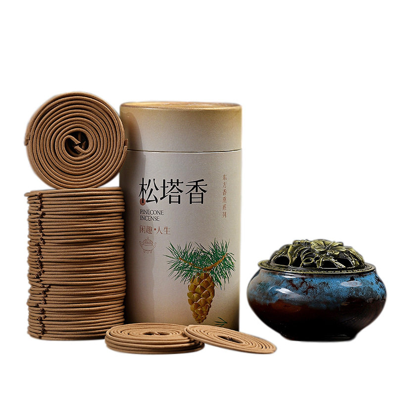 松塔香盘香室内香薰中式经典松柏香盘香家用室内熏香书房客厅檀香,淘宝优惠券,粉丝福利购,淘宝优惠卷