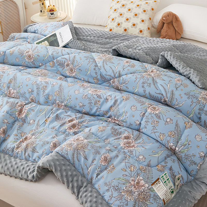 成人大人豆豆被官方旗舰店春秋款被子单人冬季加厚被芯冬被厚棉被