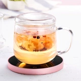 雅集 Мундштук, стеклянная чайная чашка, ароматизированный чай для офиса подходит для мужчин и женщин