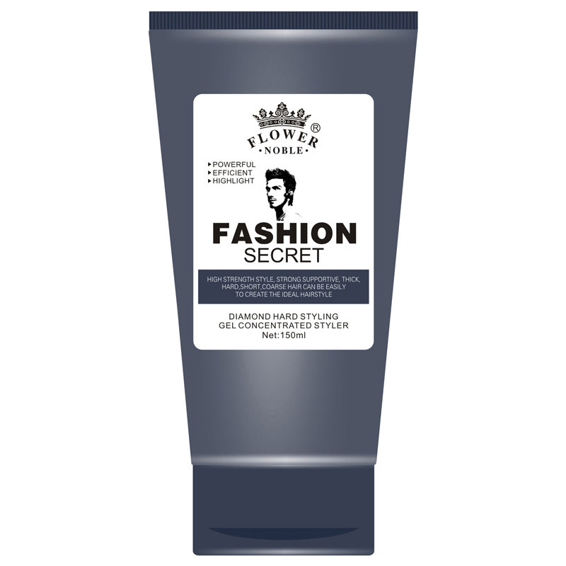 晶钢强力定型保湿背头神器啫喱膏 名花贵族头发造型