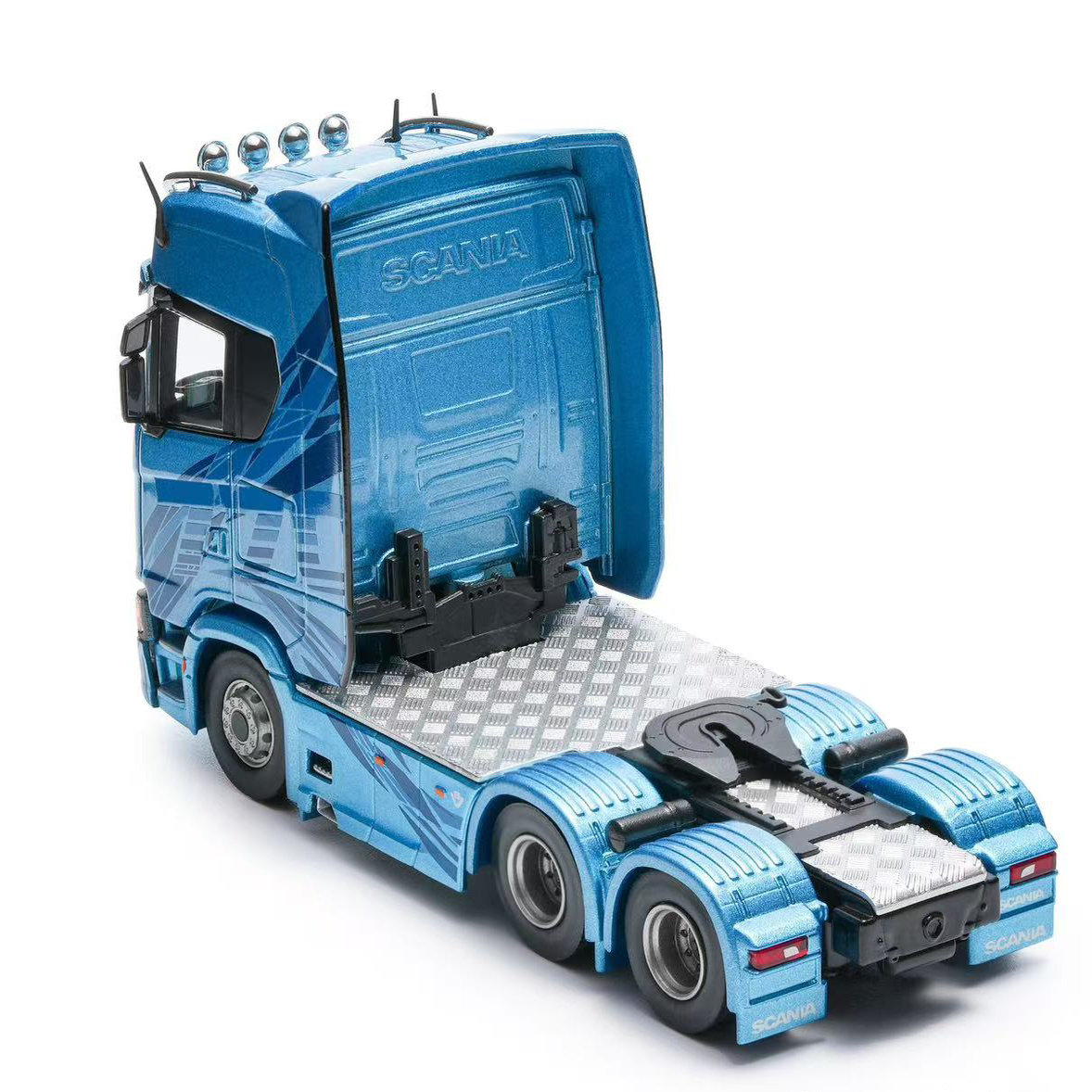 【安妮预售】麦思迪1:64斯堪尼亚蓝色拖车头静态模型,淘宝优惠券,粉丝福利购,淘宝优惠卷