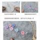ຕົວອັກສອນນາມສະກຸນ embroidery handmade diy material package ຕົນເອງ embroidered ເສື້ອທີເຊີດແຂນສັ້ນ embroidered ຄູ່ຜົວເມຍຂະຫນາດໃຫຍ່ຂອງປະທານແຫ່ງ lace