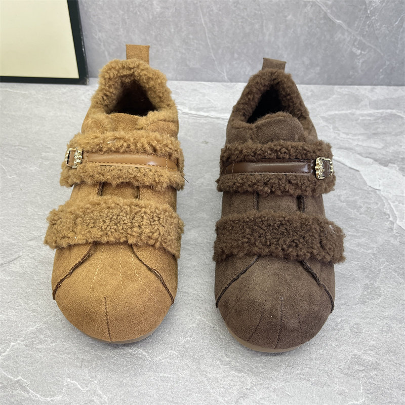 2025冬季加绒勃肯鞋女魔术贴毛口保暖棉鞋百搭休闲时尚防滑女棉鞋,淘宝优惠券,粉丝福利购,淘宝优惠卷
