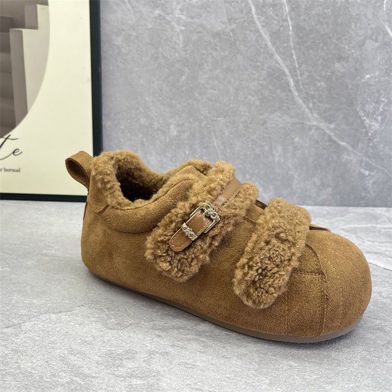 2025冬季加绒勃肯鞋女魔术贴毛口保暖棉鞋百搭休闲时尚防滑女棉鞋,淘宝优惠券,粉丝福利购,淘宝优惠卷