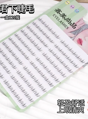 四大美女下睫毛西施貂蝉自然仿真单簇貂蝉昭君下眼睫毛