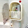 Kitchen chopstick cage wall-mounted chopstick storage box with cover dust-proof chopstick tube household draining tableware spoon chopstick basket holder