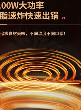 艾青春3.5L空气炸锅热风循环 易清洁不粘涂层 炸锅AI-AM368
