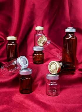 茶色3ml卡口西林玻璃瓶