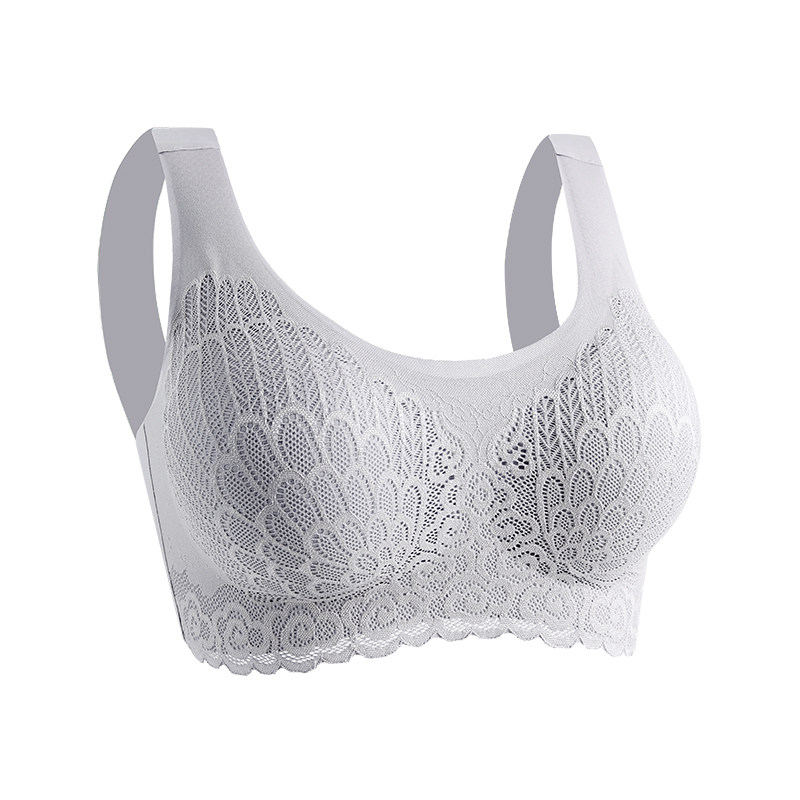 北极绒泰国乳胶4.0收副乳薄款文胸 北极绒聚点文胸