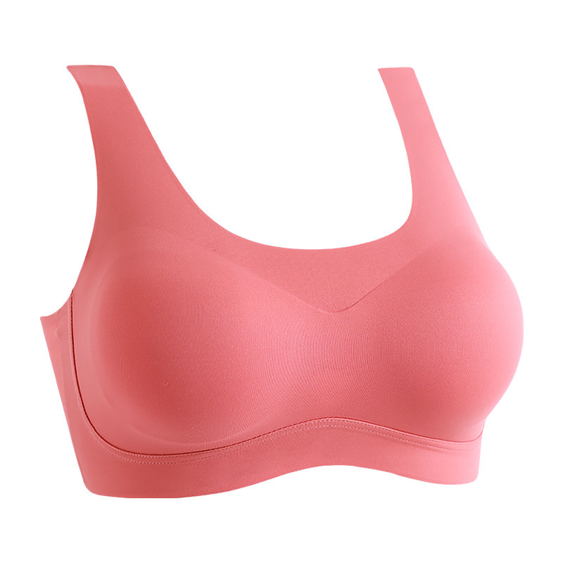 北极绒乳胶运动防震收副乳薄款文胸 北极绒聚点文胸