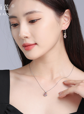 柏西莲进口5A级高碳钻锁骨链