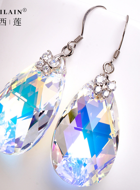 奥地利水晶S925纯银锁骨链女项链