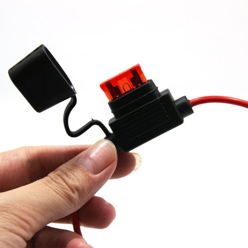 汽车保险丝盒摩托车电动车加装保险丝插座5-30A防水中片号保险座 - 图3