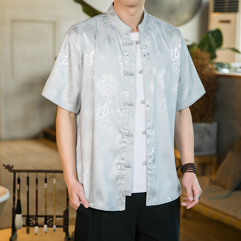 茶艺师工作服足疗按摩推拿工装中医养生馆艾灸理疗男技师衣服SPA - 图3