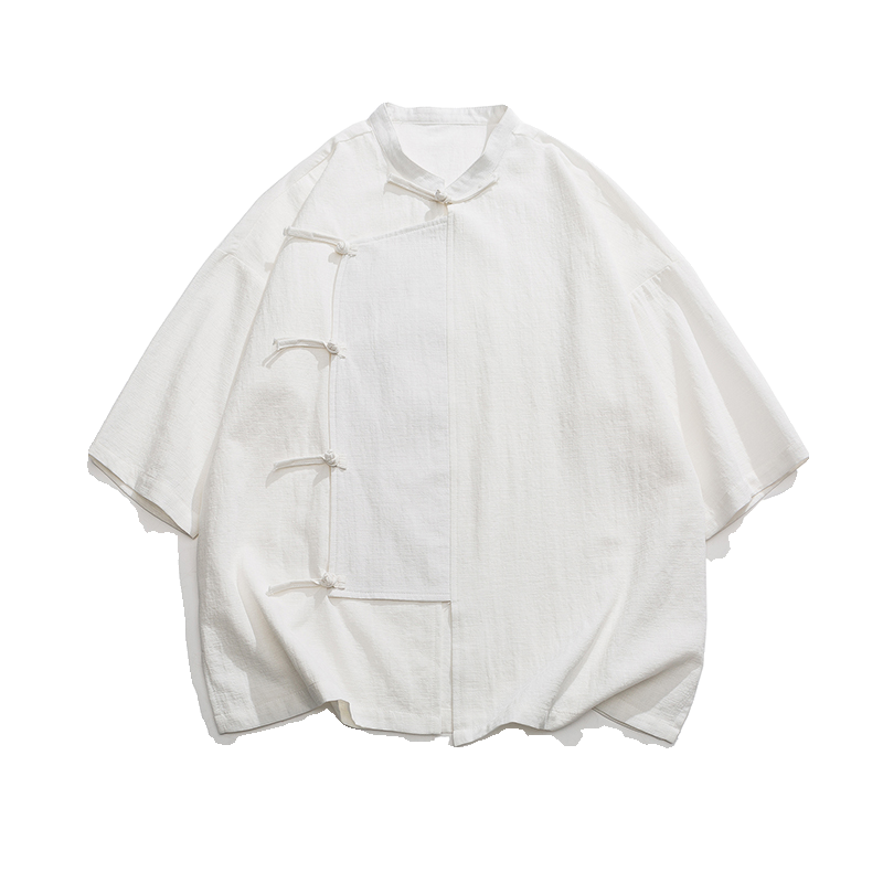 定制中式餐厅厨师服务员工作服日料酒屋中国风棉麻衬衫logo定制服,淘宝优惠券,粉丝福利购,淘宝优惠卷